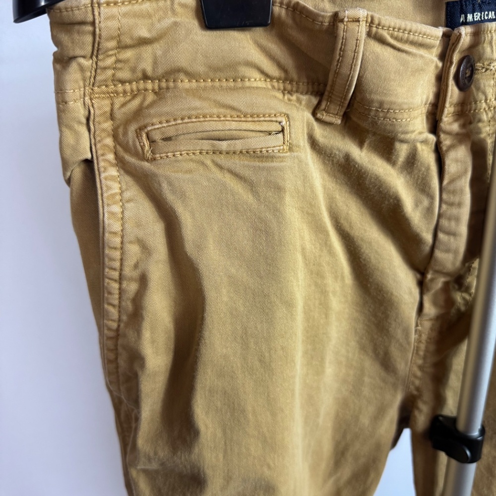 American Eagle Extreme Flex Chino Pants Tan Brown Men’s 32x32 - Picture 8 of 9